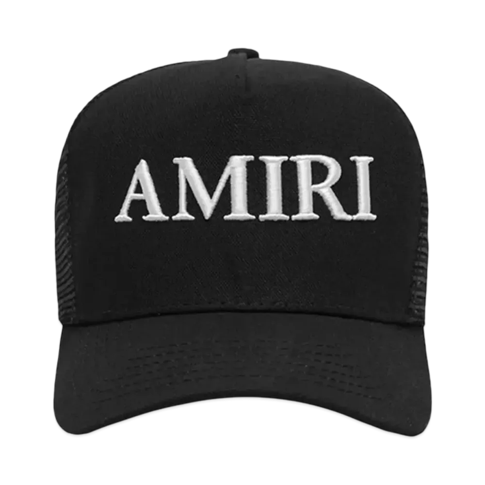 AMIRI Core Logo Trucker Hat "Black"