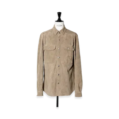 Rick Owens Outer Shirt -LCSU- "Sumi Brown"