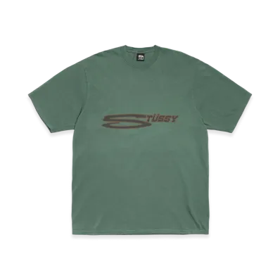Stussy Stretch Tee Pigment Dyed "Pine"