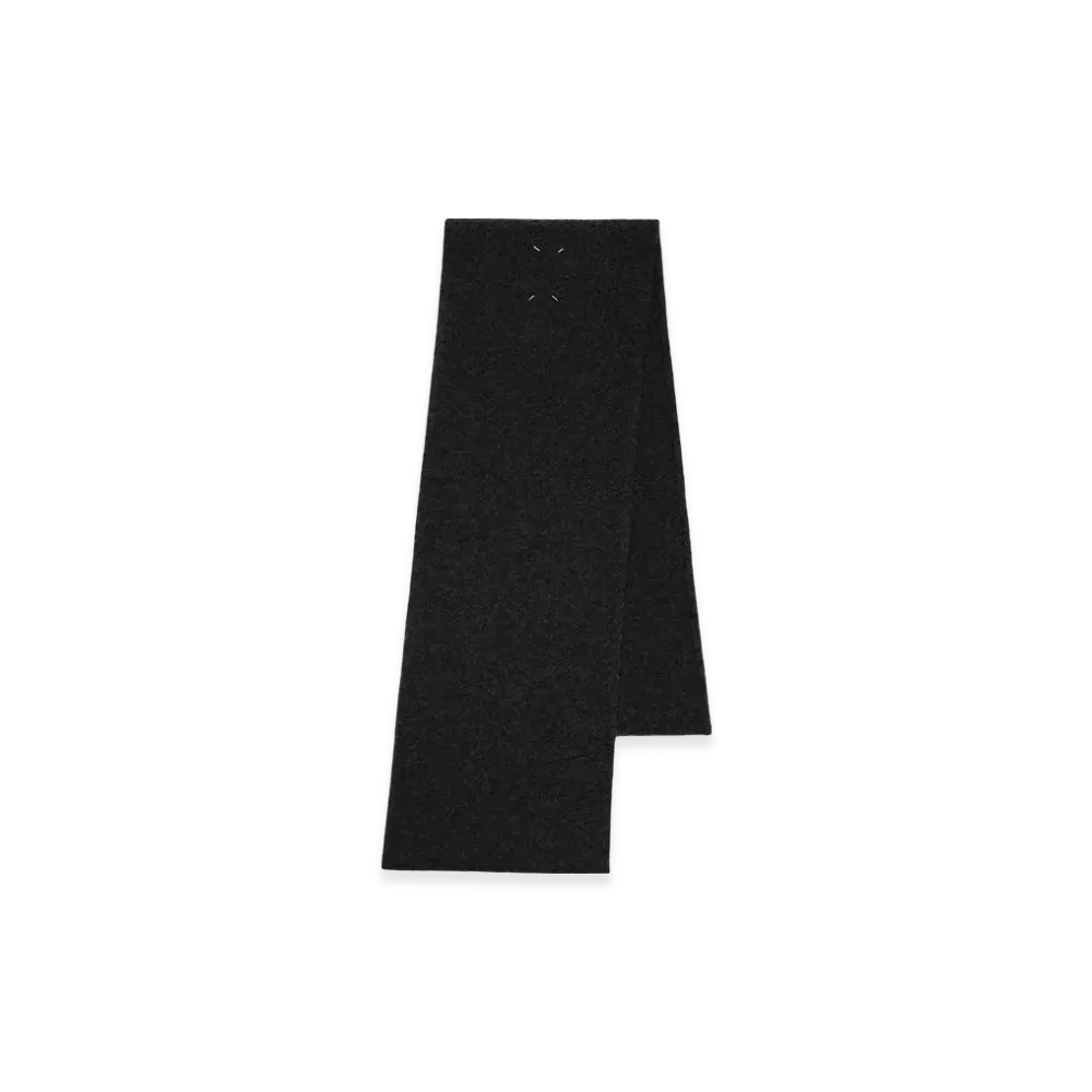 Maison Margiela Felted Wool Scarf "Black"