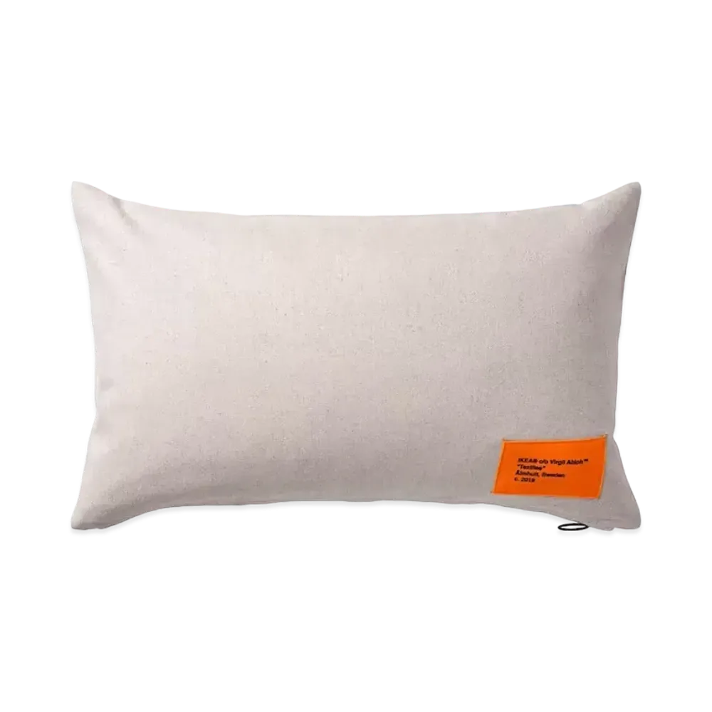 Off-White Virgil Abloh x IKEA MARKERAD Cushion Cover "Beige"