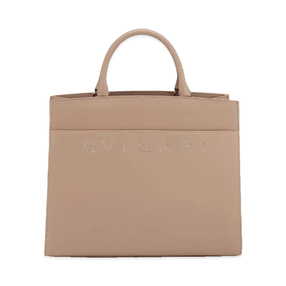 BVLGARI Logo Tote "Brown"