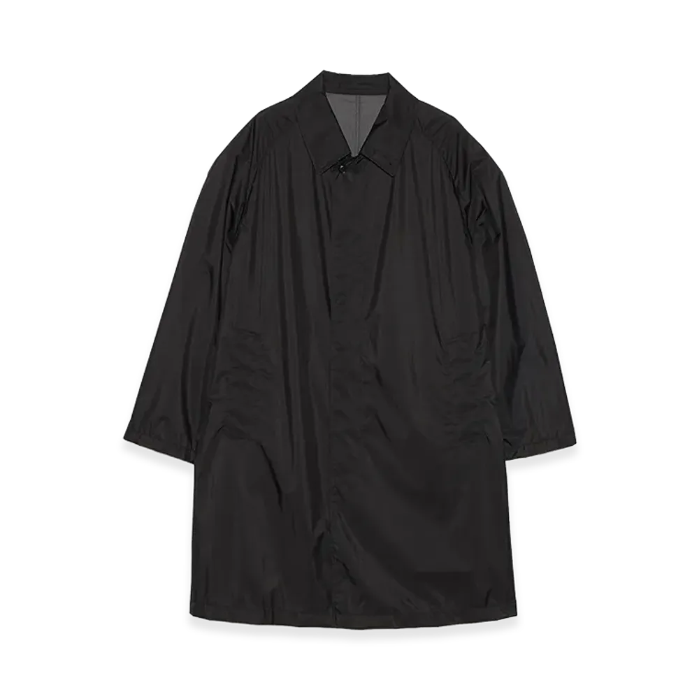 nanamica Packable Balmacaan Coat "Black"