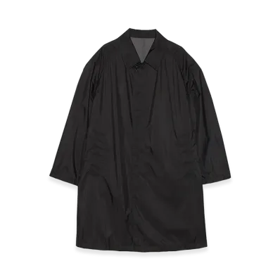 nanamica Packable Balmacaan Coat "Black"