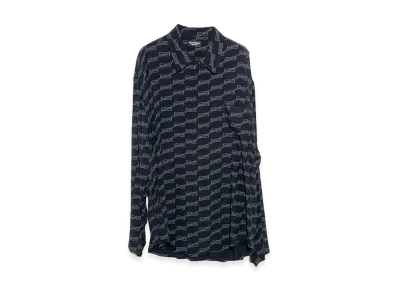 BALENCIAGA BB Monogram Minimal Shirt "Black"