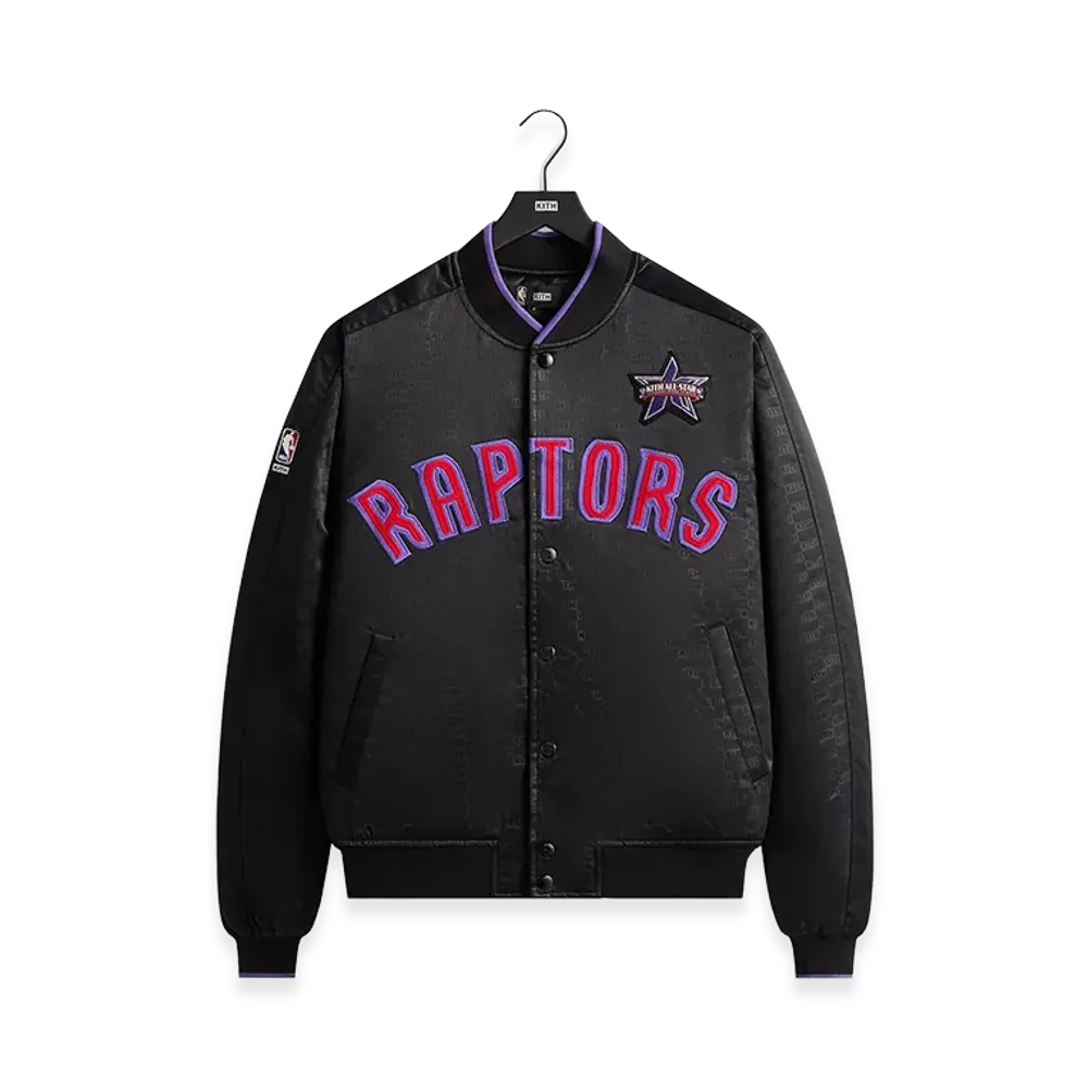 Kith x NBA All-Star Toronto Raptors Bomber Jacket "Black"