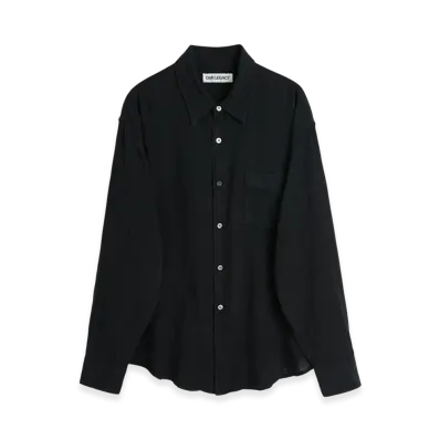 OUR LEGACY Coco Shirt "Washed Black Air Cotton"