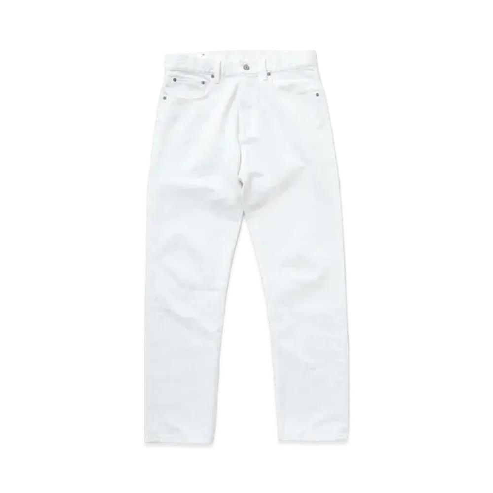RATS White Denim Pants Slim "White"