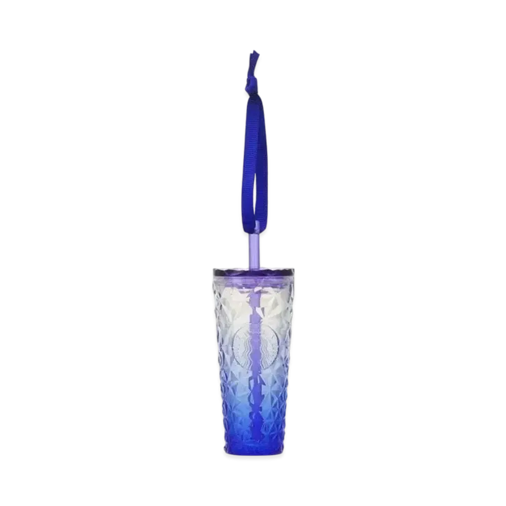 STARBUCKS Holidays 2024 Ornament Tumbler Gradient "Blue"