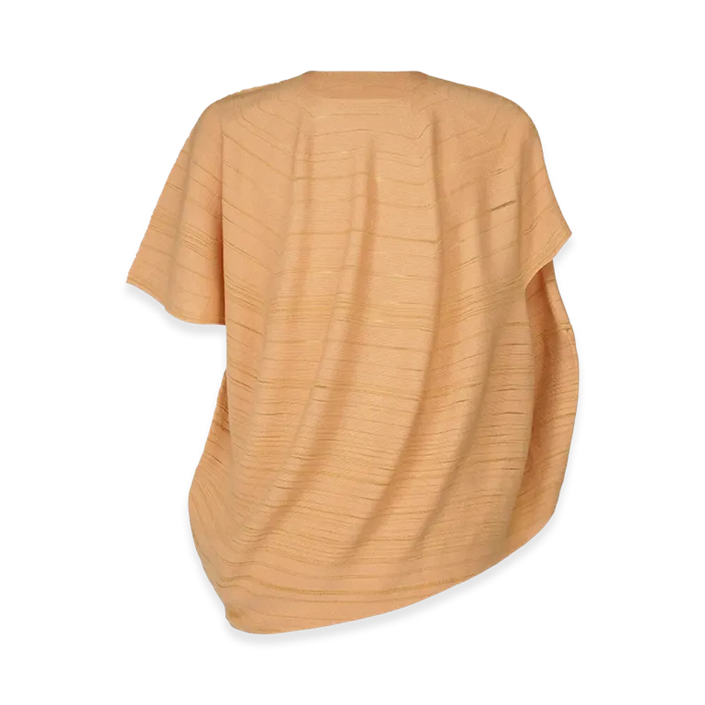 HOMME PLISSE ISSEY MIYAKE Marbling Knit "Light Orange"