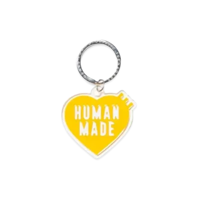 HUMAN MADE 25S/S Heart Keyring "Yellow"