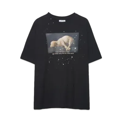 SOMEIT SHEEP VINTAGE TEE "BLACK"