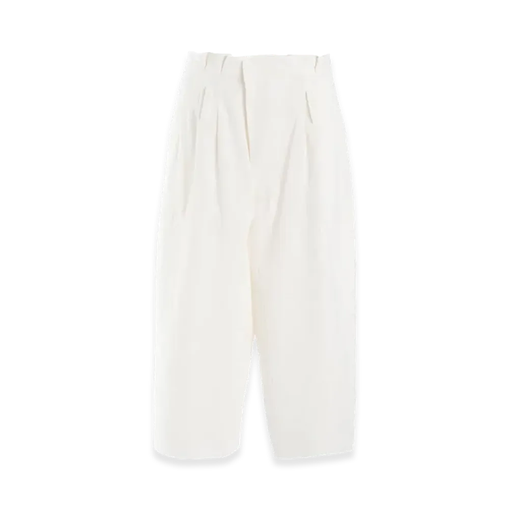 Y's C/LI/RA Poplin Half Pants "White"