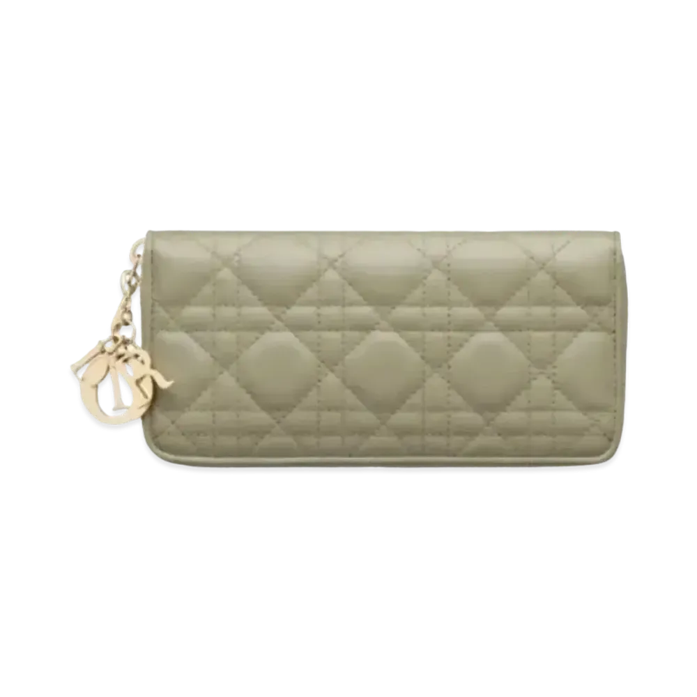 Dior Voyage Wallet "Sage Green"