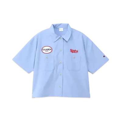 Champion Women's Short Sleeve Shirt 25SS "Pale Blue"