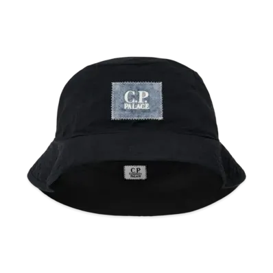 PALACE x C.P. Company Goggle Bucket Hat "Navy"