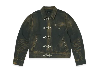 THUG CLUB TC Two Tone Washed Jacket "Rust Black"