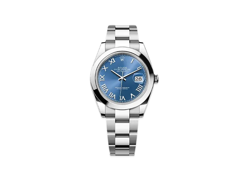 ROLEX Datejust 41 Oystersteel & Yellow Gold "Blue"