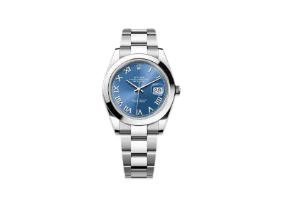 ROLEX Datejust 41 Oystersteel & Yellow Gold "Blue"