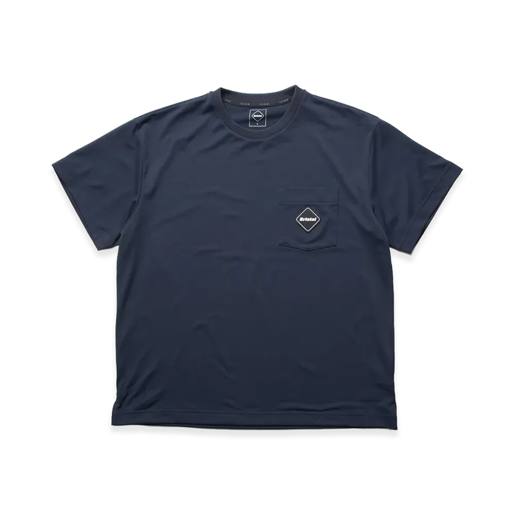 F.C.Real Bristol Emblem Pocket Tee "Navy"