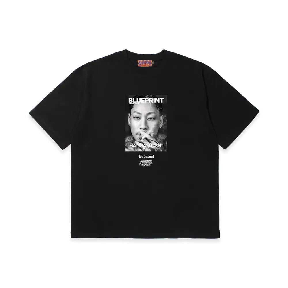 APHRODITEGANG x BLUEPRINT THE RECORDS x BUDSPOOL S/S Tee "Black"