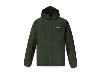 mont-bell US Wind Blast Print Parka "Green"