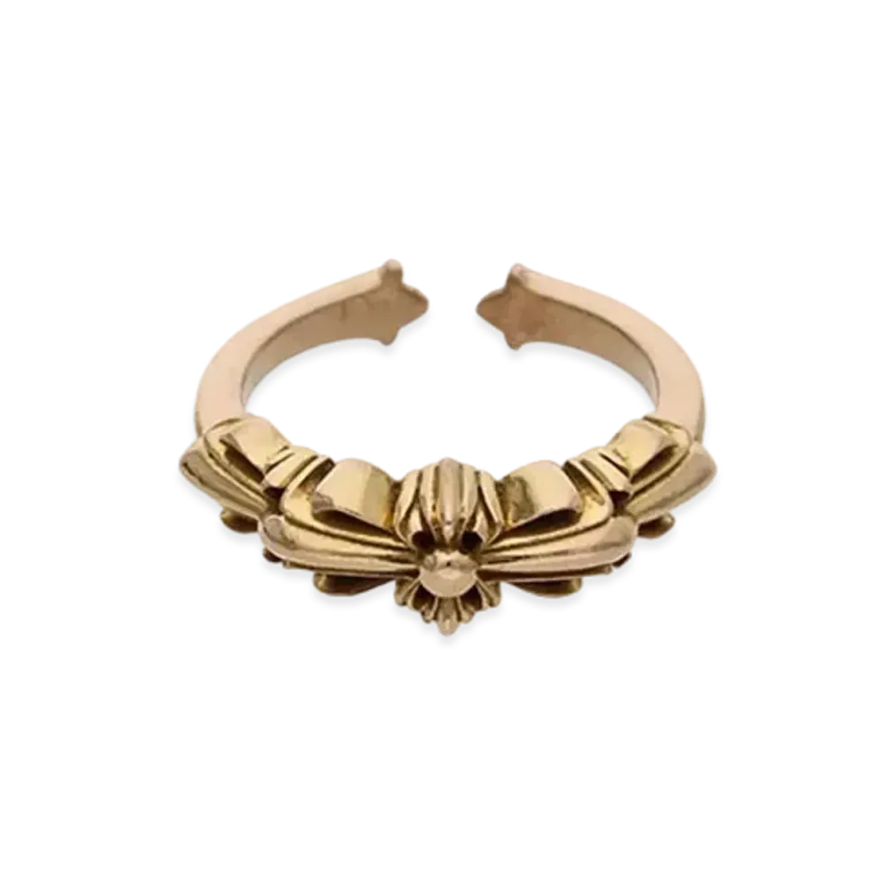 Chrome Hearts Big PJ Angel Diamond Ring "Silver"