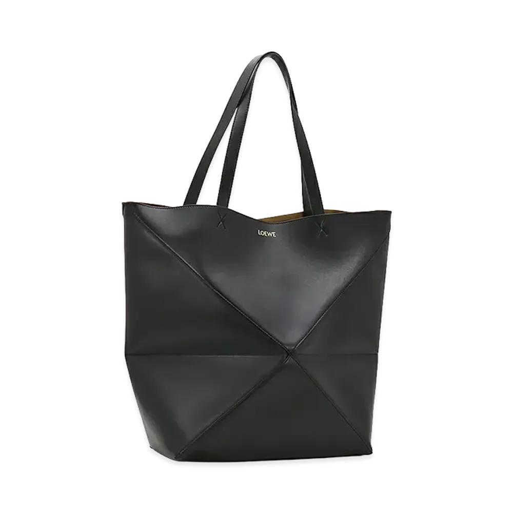 LOEWE Puzzle Fold Tote XL Tote Bag "Black"