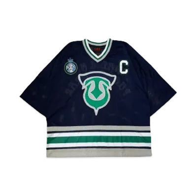 T.C.R BY TOUCHER T.C.R NADIE ME PUEDE PARAR HOCKEY MESH SHIRTS "NAVY"