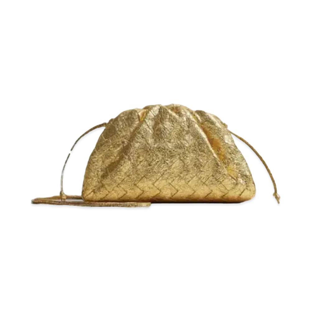 Bottega Veneta Mini Pouch Mini Clutch "Gold"