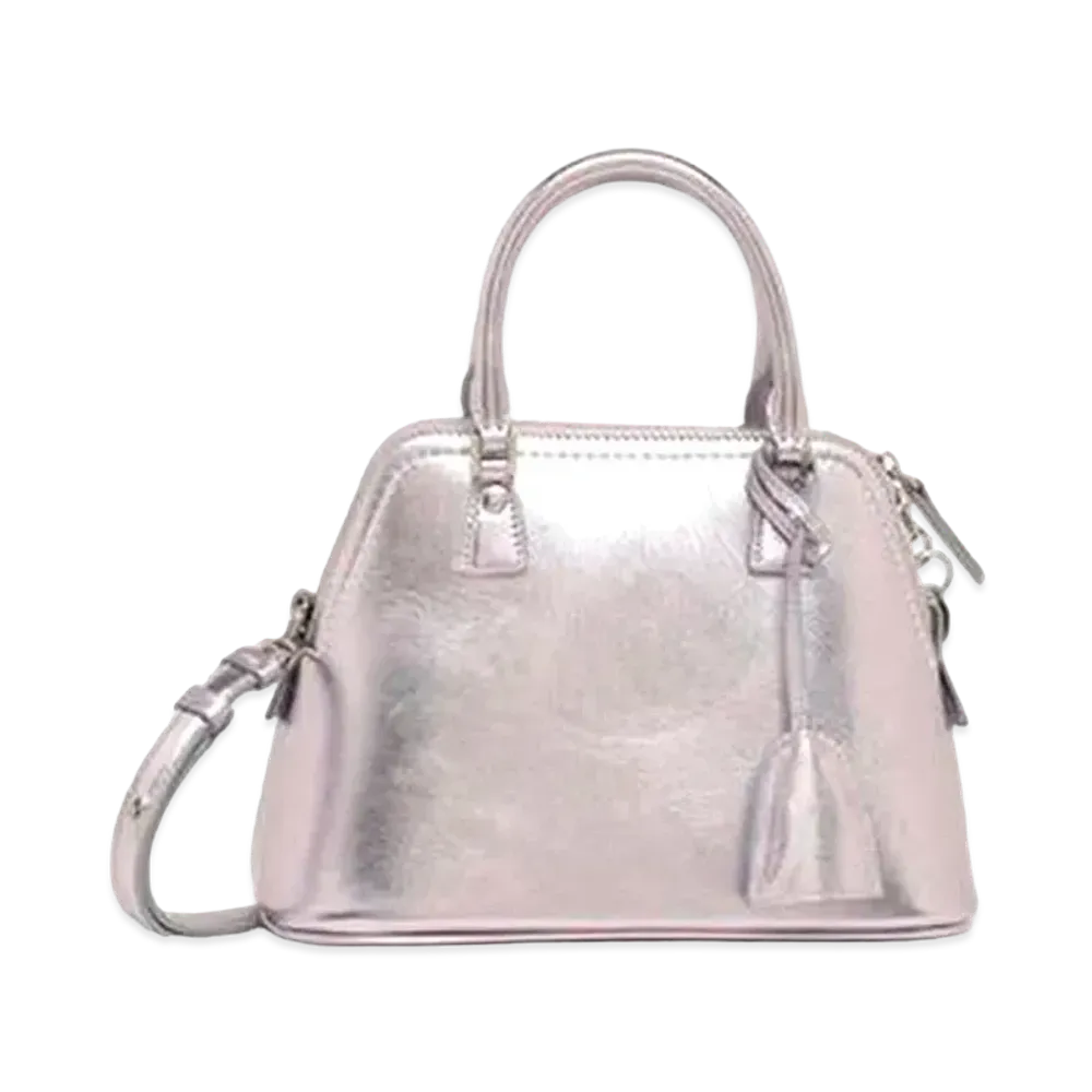 Maison Margiela 5AC Metallized Leather Bag "Purple"