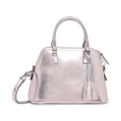 Maison Margiela 5AC Metallized Leather Bag "Purple"