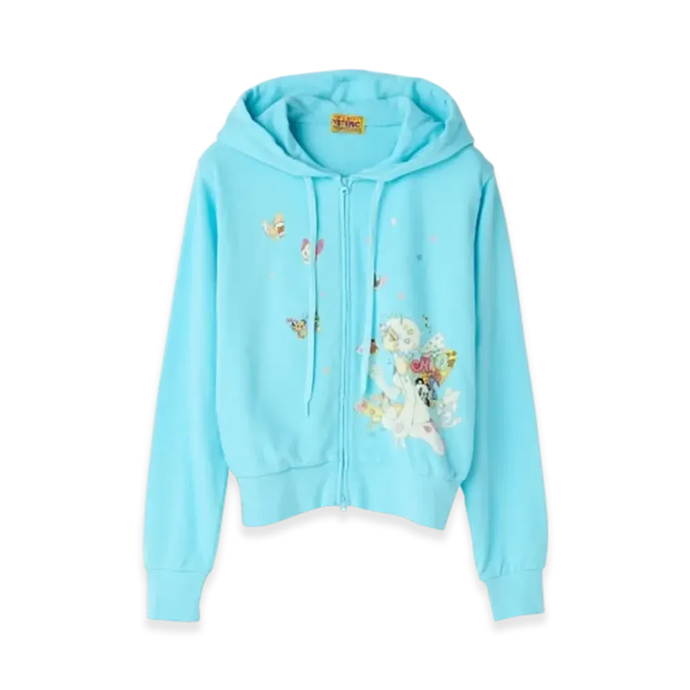 HYSTERIC GLAMOUR Oliwa Short Hoodie "Blue"