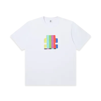 BlackEyePatch SMPTE Color Bar OG Label Tee "White"