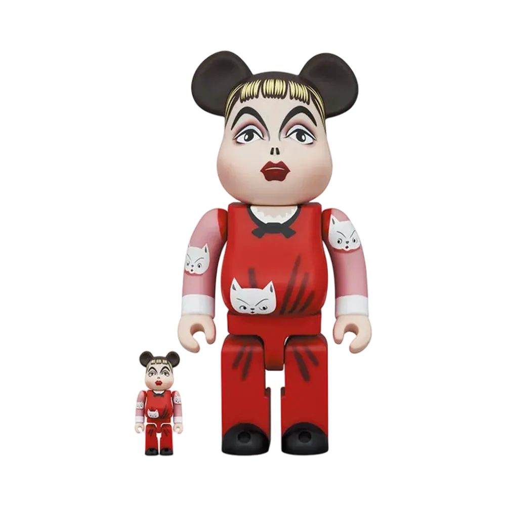 Bearbrick Kuniyoshi Kaneko "I love cats" 100% & 400%