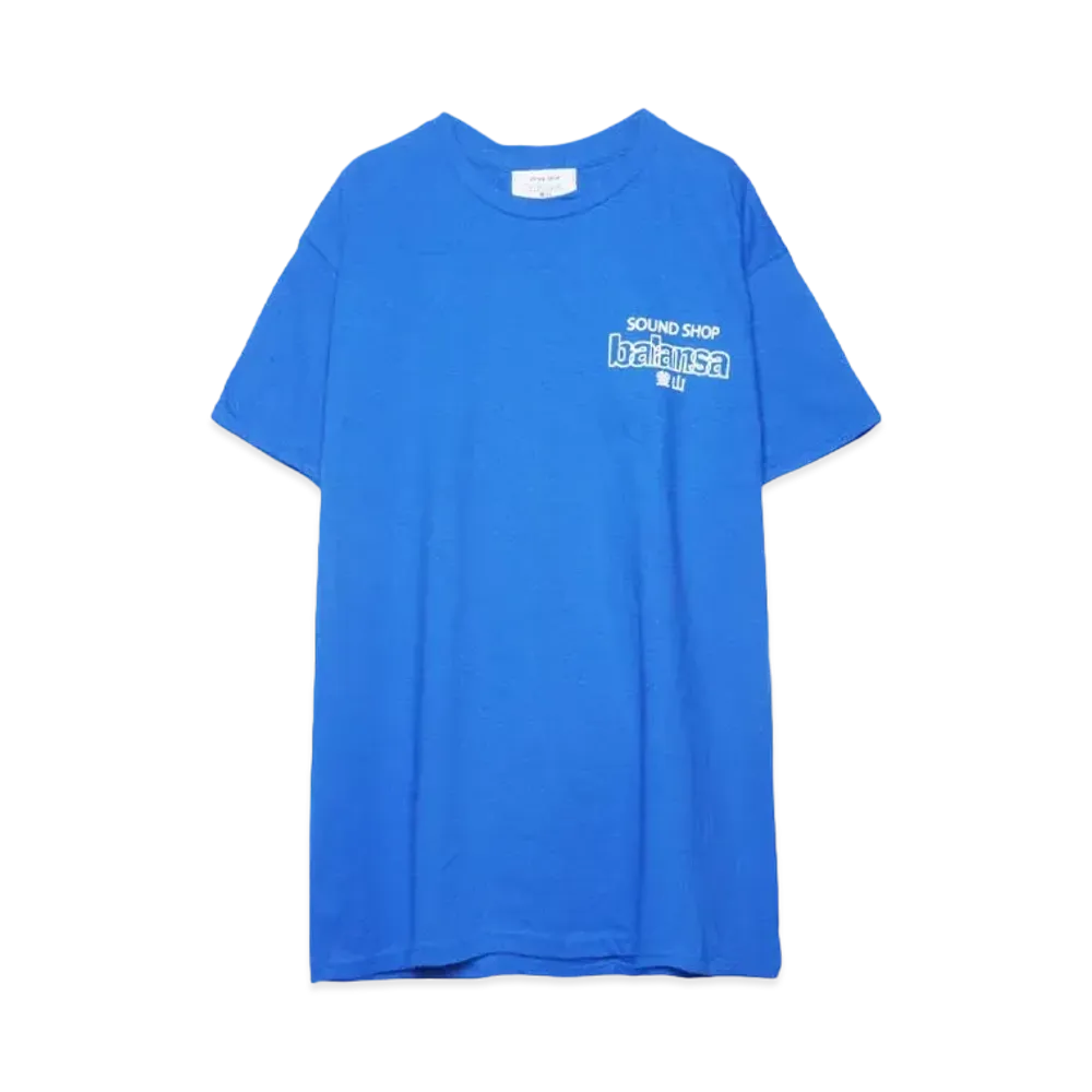 SOUND SHOP balansa ssb logo tee "BLUE/WHITE"