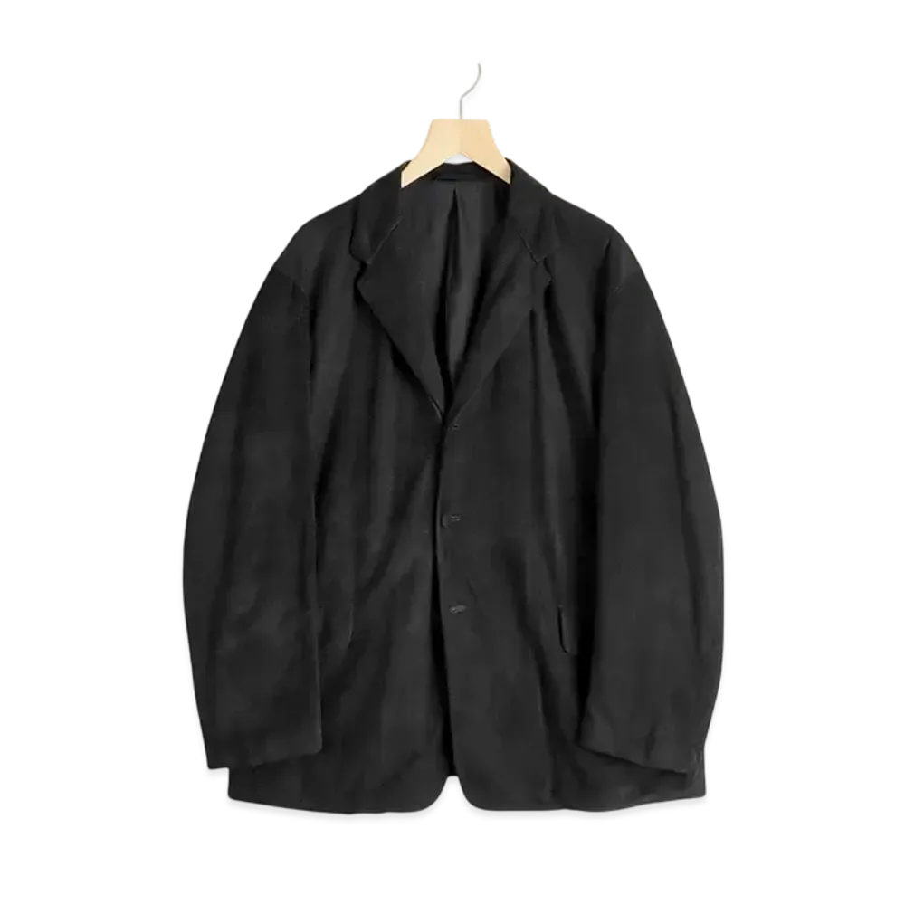 COMOLI Suede Jacket "Black"