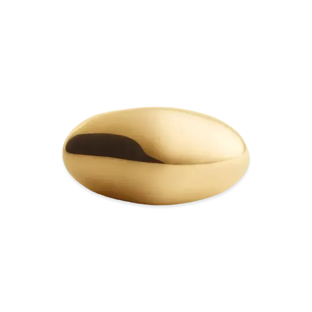 Bottega Veneta Fin Ring "Yellow Gold"