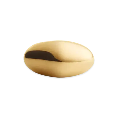 Bottega Veneta Fin Ring "Yellow Gold"