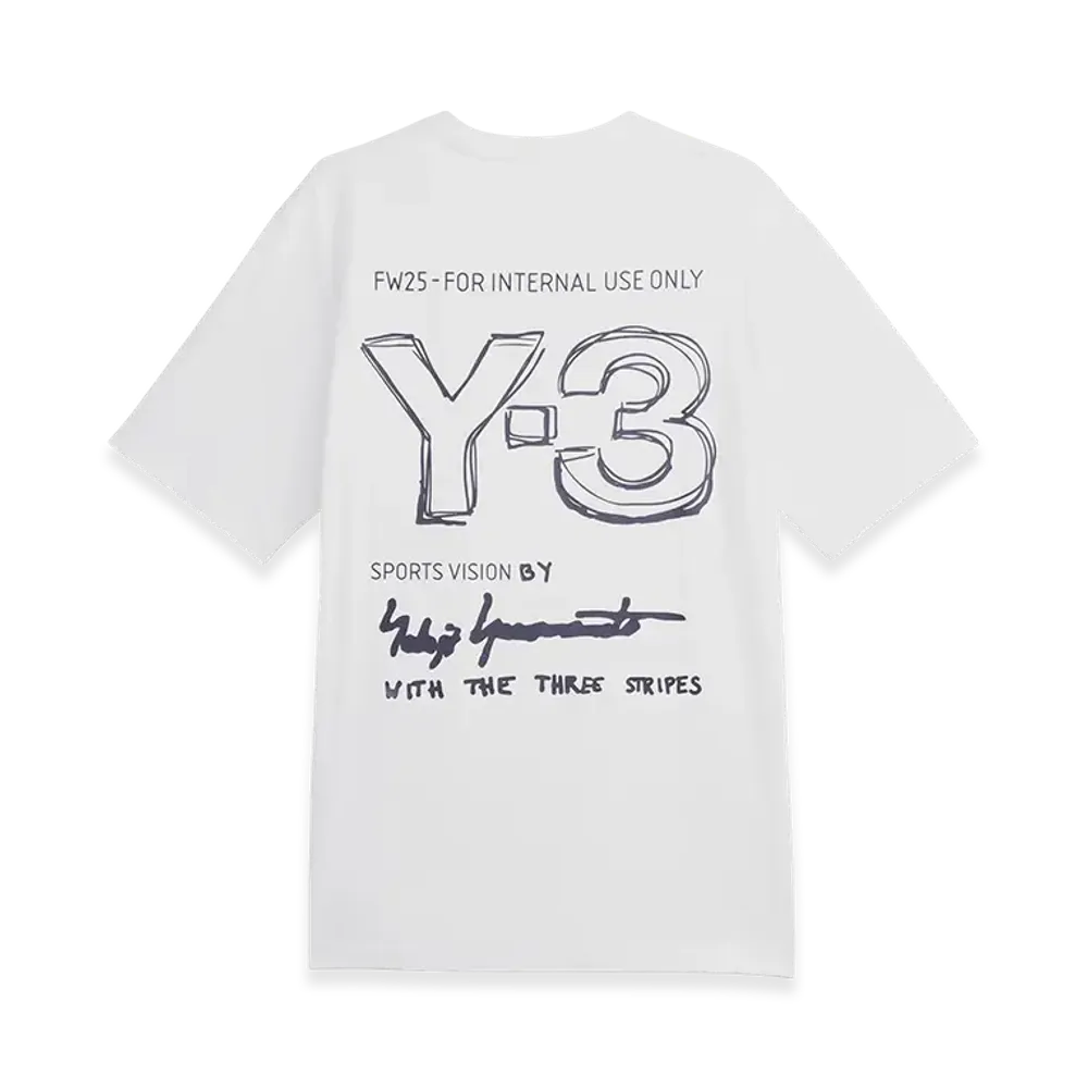 Y-3 Short Sleeve Tee "Core White"