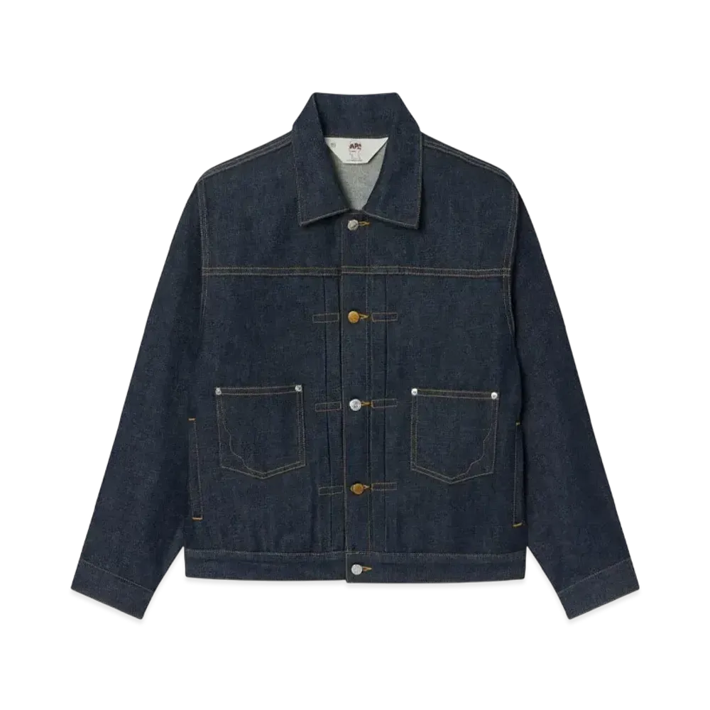 A.P.C. x BRAIN DEAD Type 00 Trucker Jacket "Indigo"