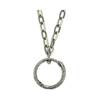 GUCCI Ouroboros Pendant Necklace