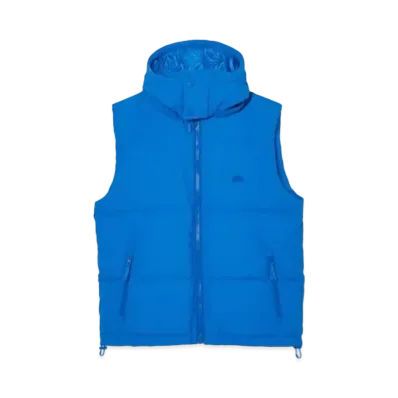 LACOSTE Croco Back Stitch Down Vest "Blue"