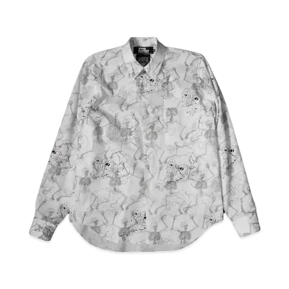 COMME des GARCONS BLACKMARKET LS SHIRT "White"