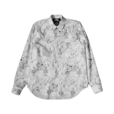 COMME des GARCONS BLACKMARKET LS SHIRT "White"