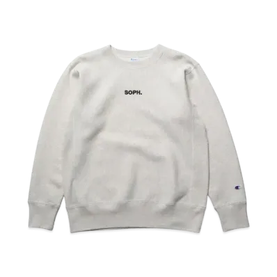 Champion x SOPH. Reverse Weave Crewneck Sweat "Off White"