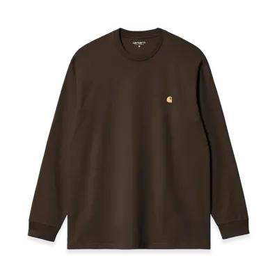 Carhartt WIP L/S Chase T-Shirt "Tobacco / Gold"