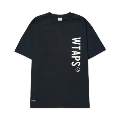 WTAPS Sign / SS / Cotton "Navy"