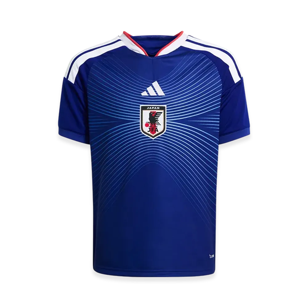 adidas Kids Japan 2026 Home Replica Jersey "Japan Blue/Ash Blue"