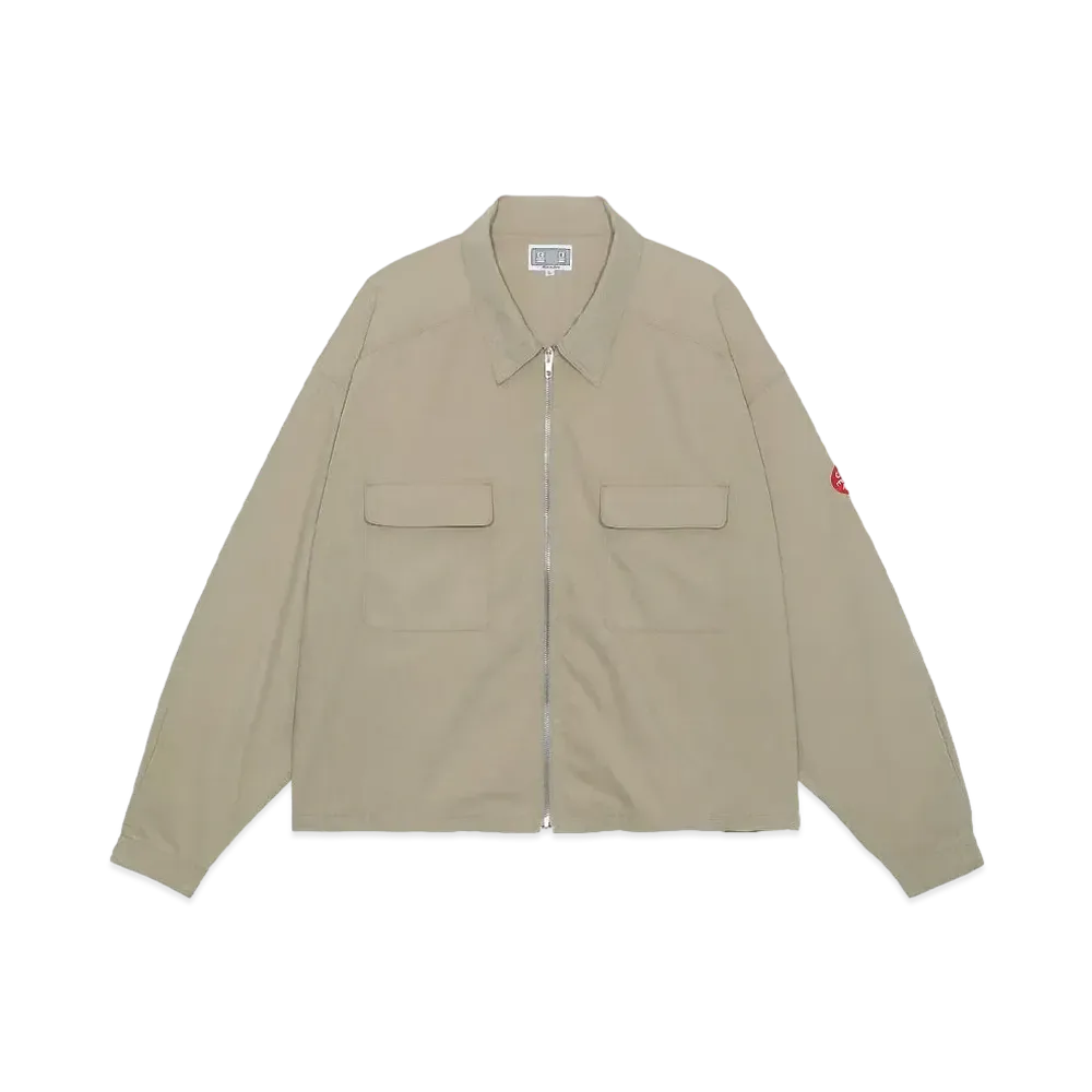 Cav Empt (C.E) Zip Short Shirt Jacket #3 "Beige"